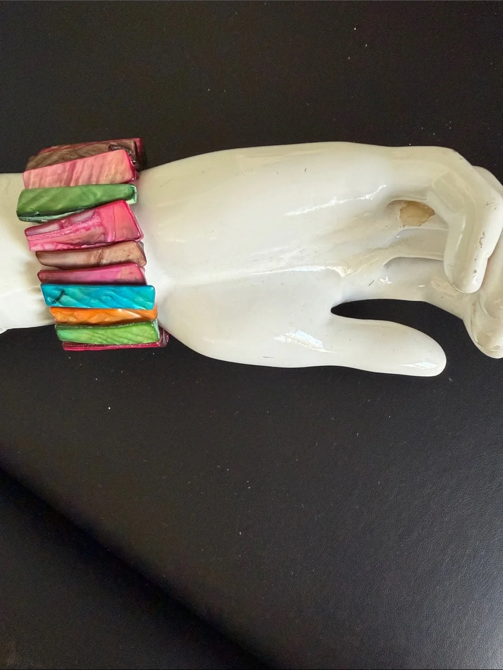 Colorblock Multicolor Stretch Bracelet - Women Accessories